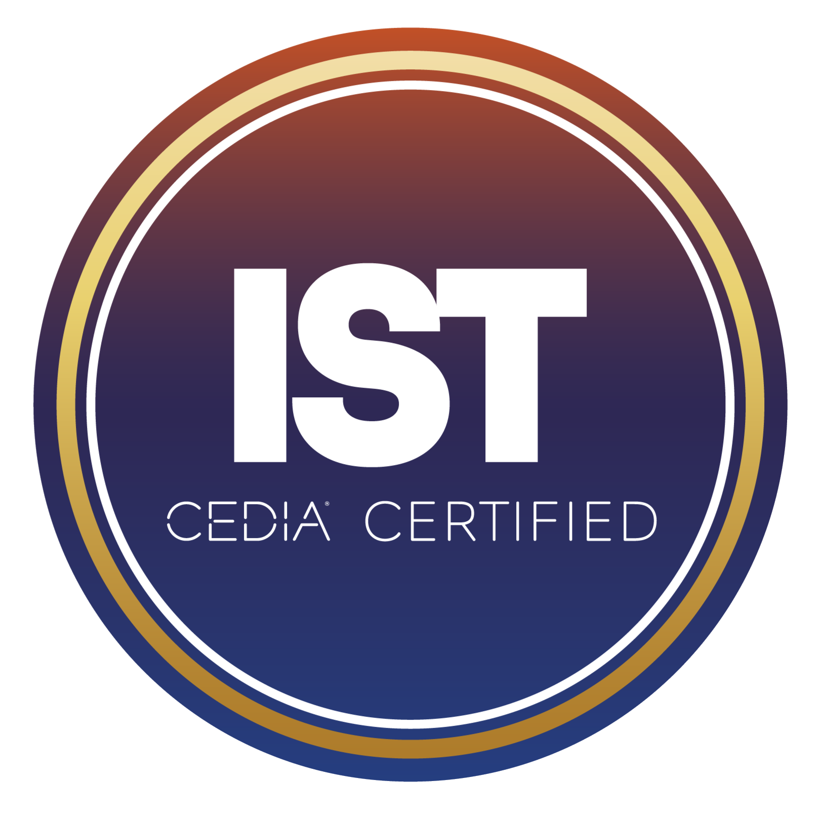 CEDIA IST Certification Badge CEDIA IST Certification Badge