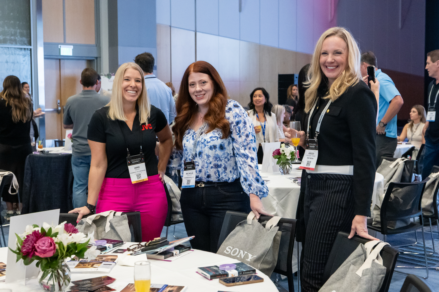 Attendees networking during the Women in Consumer Technology Luncheon at CEDIA Expo/CIX