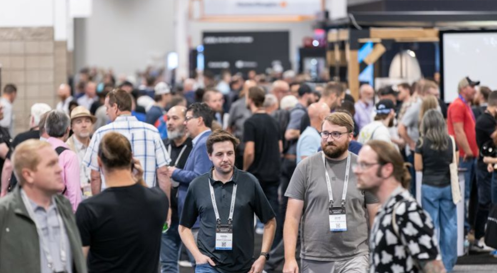 CEDIA Expo 2025 floor shot contrasting prior year shows to new updates coming for 2026