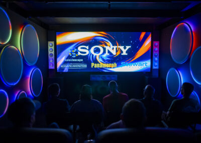 Sound room demo at CEDIA Expo 2026.